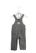 A Grey Long Overalls from Petit Bateau in size 3-6M for girl. (Back View)