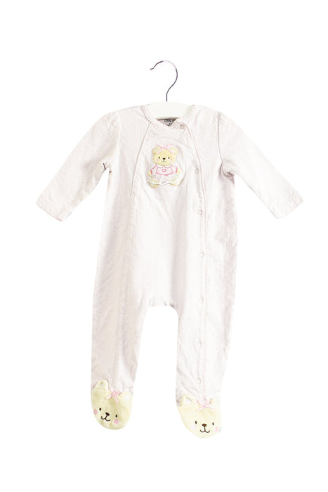 A Pink Onesies from Little Me in size 3-6M for girl. (Front View)