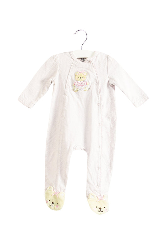 A Pink Onesies from Little Me in size 3-6M for girl. (Front View)