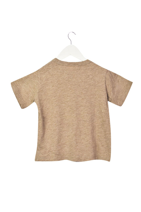 A Brown T Shirts from Seed in size 3T for boy. (Back View)