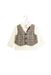 A White Long Sleeve Tops from Chickeeduck in size 6-12M for boy. (Front View)