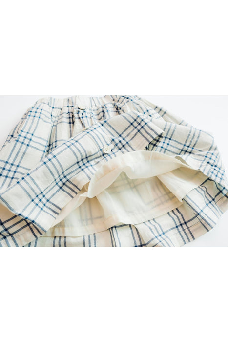 A Ivory Mid Skirts from Naomi Wear in size 18-24M for girl. (Back View)