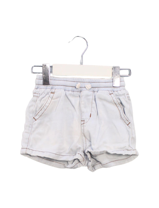 A Blue Shorts from Seed in size 12-18M for girl. (Front View)