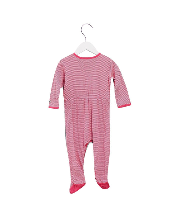 A Pink Jumpsuits from Petit Bateau in size 12-18M for girl. (Back View)