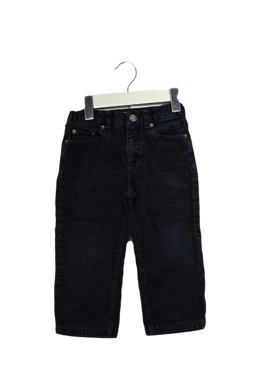 A Navy Casual Pants from Bonpoint in size 12-18M for girl. (Front View)