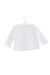 A White Long Sleeve Tops from The Little White Company in size 3-6M for girl. (Front View)