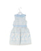A Blue Sleeveless Dresses from Nicholas & Bears in size 2T for girl. (Back View)