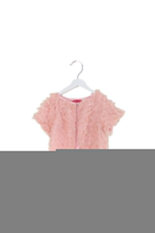 A Pink Cardigans from Derhy Kids in size 10Y for girl. (Front View)