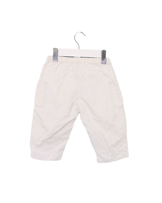A Ivory Casual Pants from Petit Bateau in size 6-12M for boy. (Back View)
