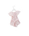 A Pink Short Sleeve Bodysuits from Seed in size 3-6M for girl. (Back View)