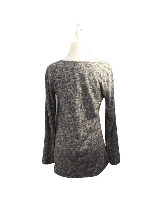 A Grey Long Sleeve Tops from Mamalicious in size M for maternity. (Back View)