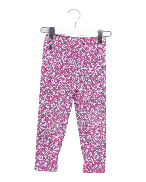 A Purple Leggings from Ralph Lauren in size 18-24M for girl. (Front View)