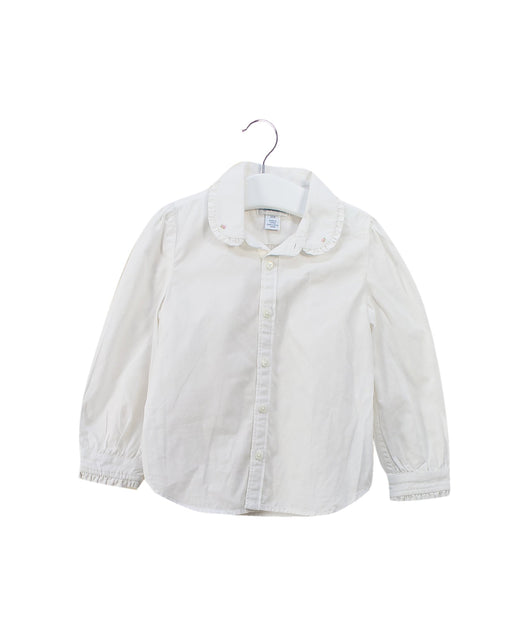 A White Long Sleeve Shirts from Ralph Lauren in size 18-24M for girl. (Front View)