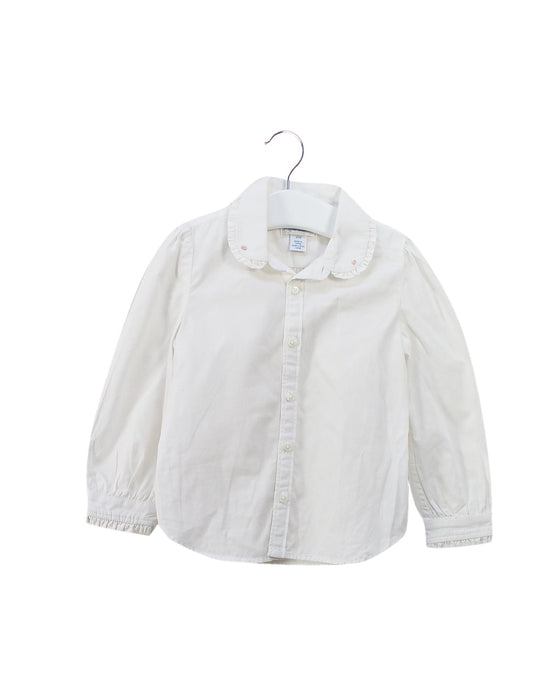 A White Long Sleeve Shirts from Ralph Lauren in size 18-24M for girl. (Front View)