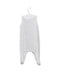 A Grey Sleeveless Jumpsuits from Petit Bateau in size 0-3M for girl. (Back View)