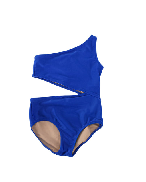 A Blue Swimsuits from Crewcuts in size 3T for girl. (Front View)