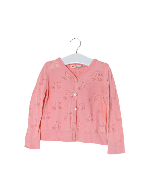 A Pink Cardigans from Bonpoint in size 3T for girl. (Front View)
