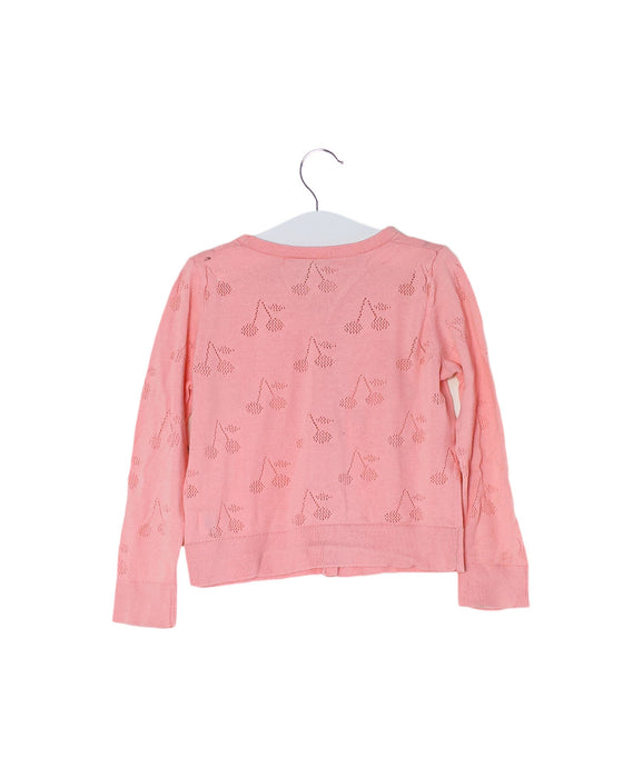 A Pink Cardigans from Bonpoint in size 3T for girl. (Back View)