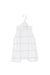 A White Sleeveless Rompers from Tinycottons in size 12-18M for girl. (Front View)