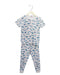 A Blue Pyjama Sets from Petit Bateau in size 6T for boy. (Front View)