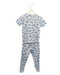 A Blue Pyjama Sets from Petit Bateau in size 6T for boy. (Back View)