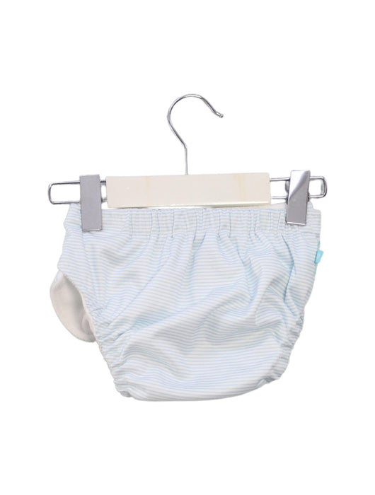 A Blue Cloth Diapers from Charlie Banana in size 0-3M for neutral. (Back View)
