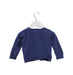 A Blue Cardigans from Bout'Chou in size 6-12M for boy. (Back View)
