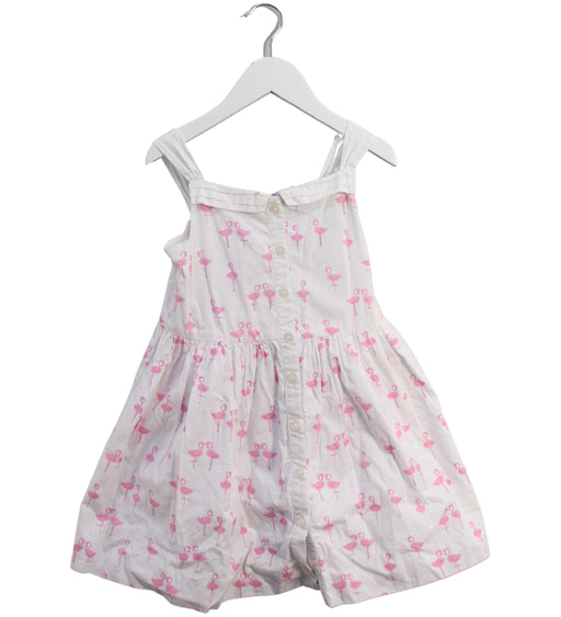 A White Sleeveless Dresses from Janie & Jack in size 3T for girl. (Front View)