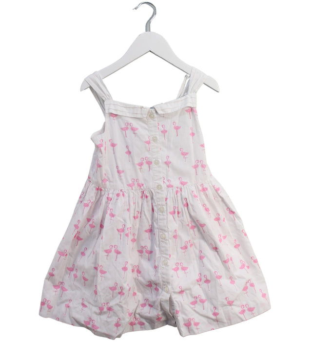 A White Sleeveless Dresses from Janie & Jack in size 3T for girl. (Front View)