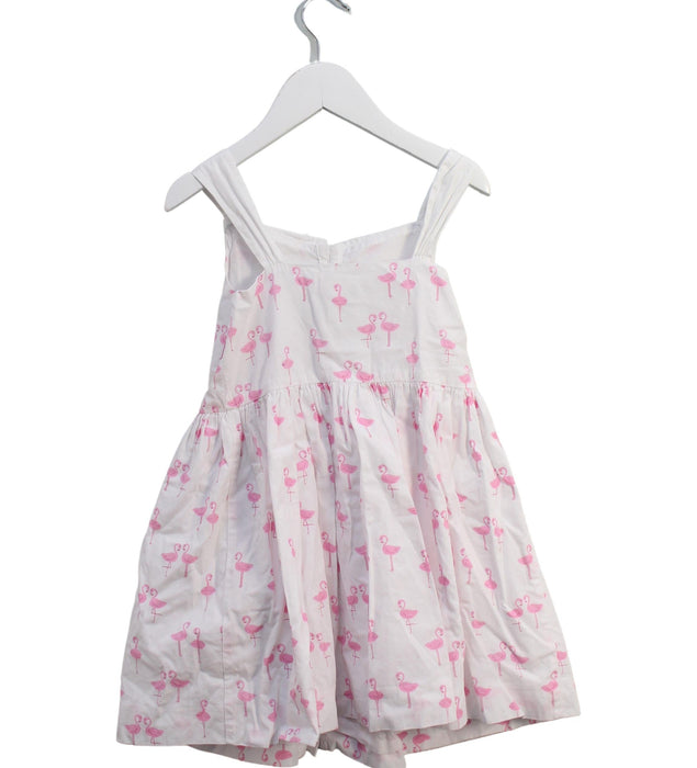 A White Sleeveless Dresses from Janie & Jack in size 3T for girl. (Back View)