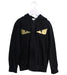 A Black Zippered Sweatshirts from Fendi in size 7Y for boy. (Front View)