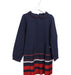 A Navy Long Sleeve Dresses from Tartine et Chocolat in size 6T for girl. (Front View)