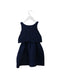 A Navy Sleeveless Dresses from Polo Ralph Lauren in size 5T for girl. (Back View)