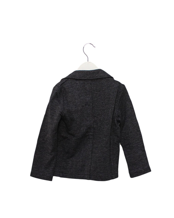 A Black Blazers from Junior Gaultier in size 6T for boy. (Back View)