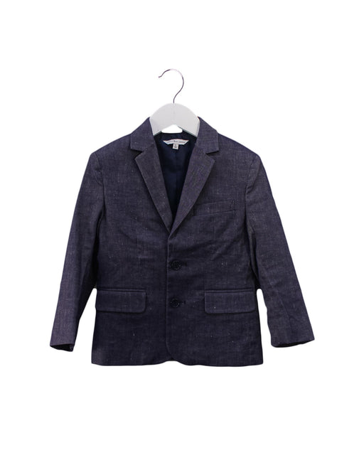 A Blue Blazers from Little Marc Jacobs in size 5T for boy. (Front View)