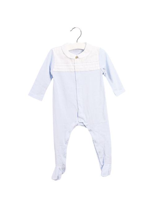 A Blue Onesies from Laranjinha in size 6-12M for boy. (Front View)