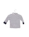 A Navy Long Sleeve Polos from Petit Bateau in size 0-3M for boy. (Back View)