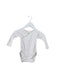 A White Long Sleeve Bodysuits from Petit Bateau in size 0-3M for neutral. (Front View)