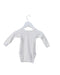 A White Long Sleeve Bodysuits from Petit Bateau in size 0-3M for neutral. (Back View)