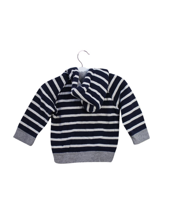 A Black Lightweight Jackets from Petit Bateau in size 0-3M for boy. (Back View)