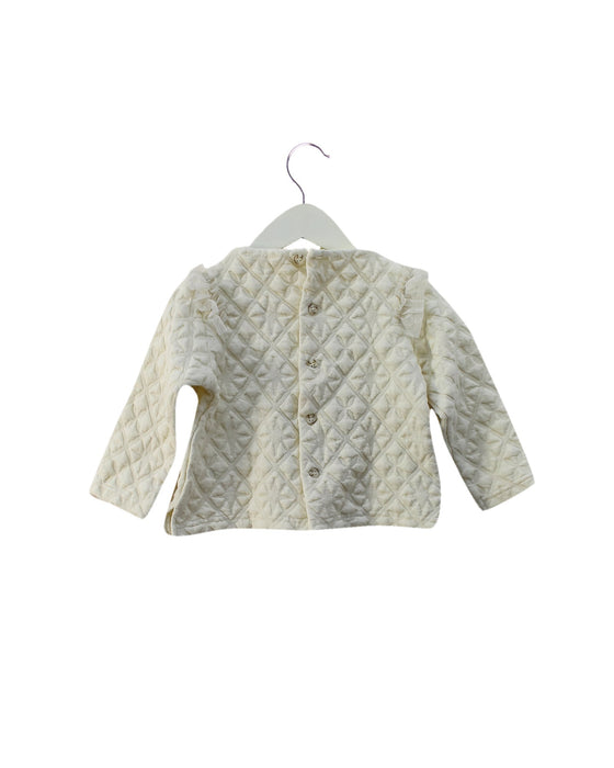 A Ivory Long Sleeve Tops from Sense of Wonder in size 18-24M for girl. (Back View)