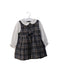 A Grey Sweater Dresses from Chickeeduck in size 18-24M for girl. (Front View)