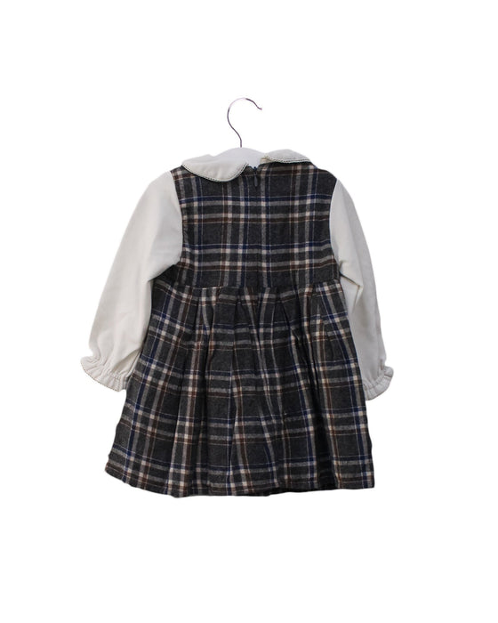 A Grey Sweater Dresses from Chickeeduck in size 18-24M for girl. (Back View)