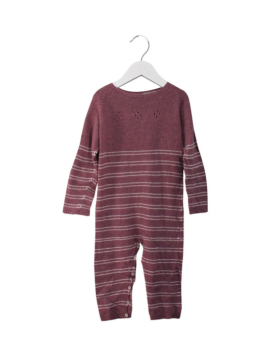 A Purple Jumpsuits from Emile et Ida in size 2T for girl. (Front View)