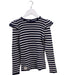 A Navy Long Sleeve Tops from Polo Ralph Lauren in size 5T for girl. (Front View)