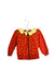 A Red Zippered Sweatshirts from Organic Baby in size 6-12M for girl. (Front View)