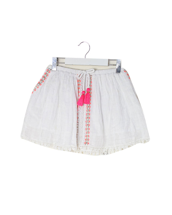 A White Short Skirts from Louise Misha in size 6T for girl. (Front View)