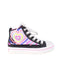 A Black Sneakers from Skechers in size 5T for girl. (Back View)