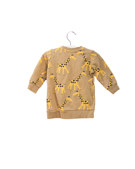 A Brown Crewneck Sweatshirts from Seed in size 3-6M for neutral. (Back View)