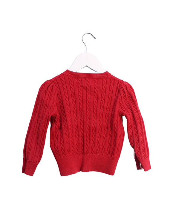 A Red Cardigans from Polo Ralph Lauren in size 2T for girl. (Back View)